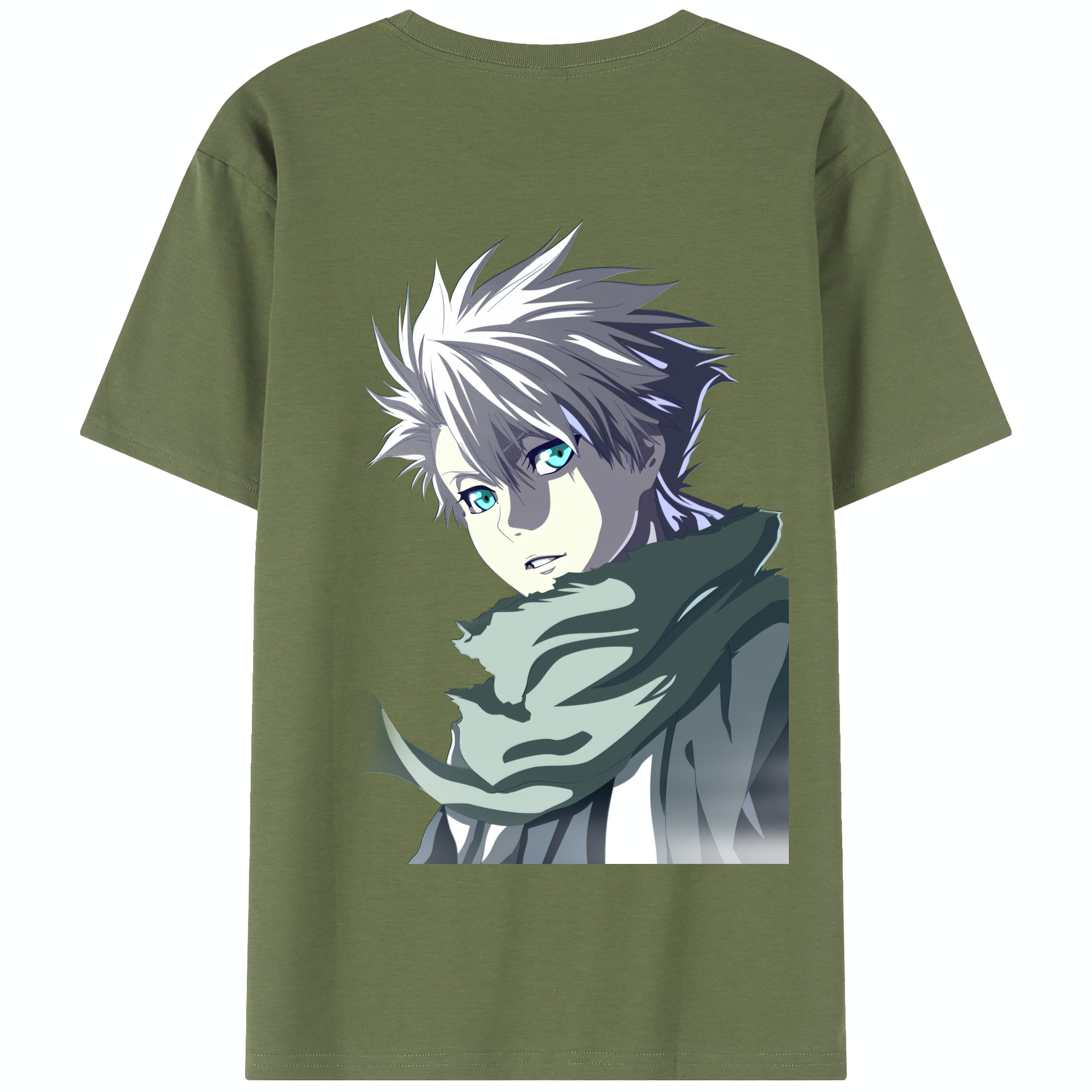 （画像用） ブリーチ 日番谷冬獅郎（ひつがや とうしろう） BLEACH Hitsugaya Toushirou 綿100％半袖Tシャツ（背面プリント）